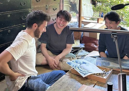 Lenovo EDU Community Creator Odyssey: Level Up by Lenovo × Intel Supported a mentorship in traditional ukiyo-e woodblock printing