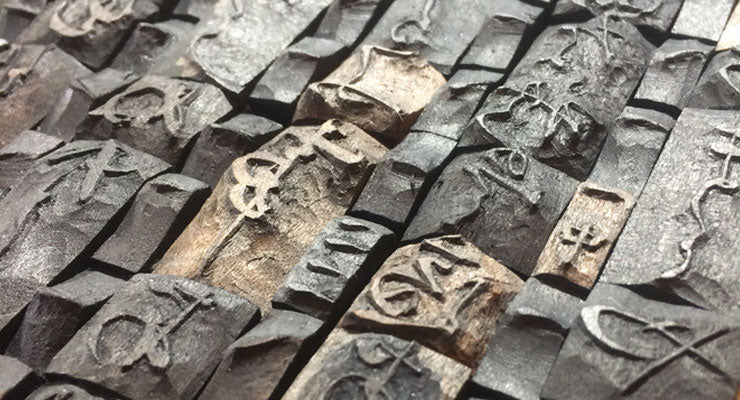 Old woodblock reprinting Musashino Art University, Center for Art and Design, “Saga Hon Chant Book Restoration Project”.