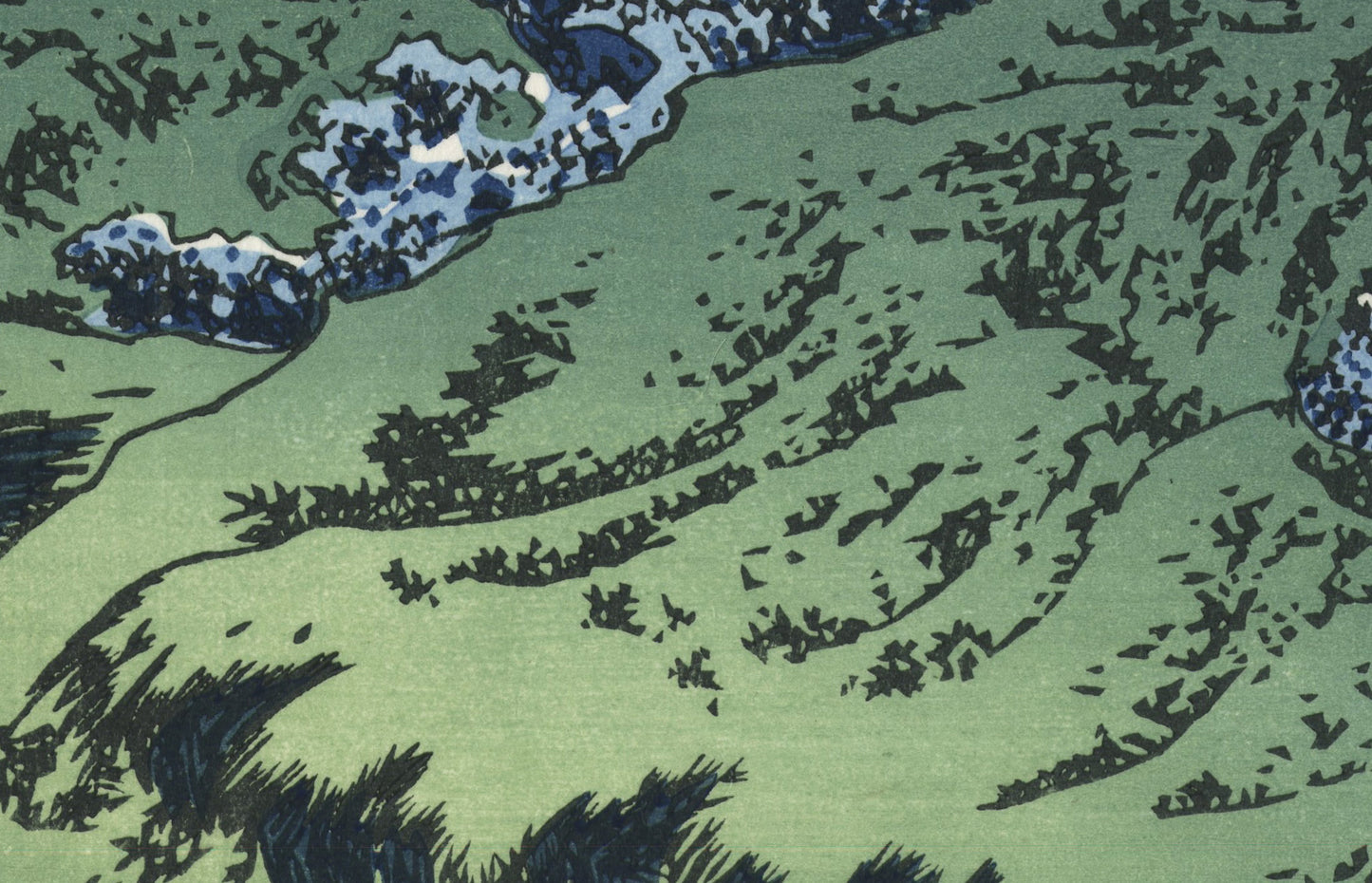 Hokusai Katsushika, Thirty-six Views of Mt. Fuji " Kajikazawa in Kai Province "
