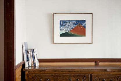 Hokusai Katsushika, Thirty-six Views of Mt. Fuji "Fine Wind, Clear Morning"