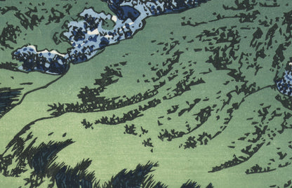 Hokusai Katsushika, Thirty-six Views of Mt. Fuji " Kajikazawa in Kai Province "